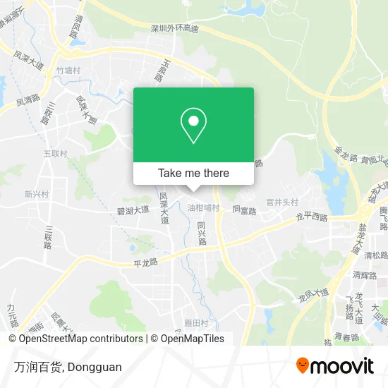 万润百货 map