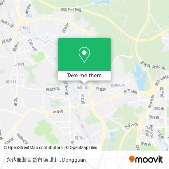 兴达服装百货市场-北门 map