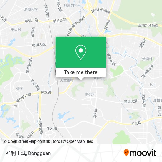祥利上城 map