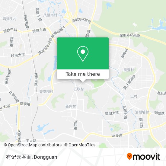 有记云吞面 map