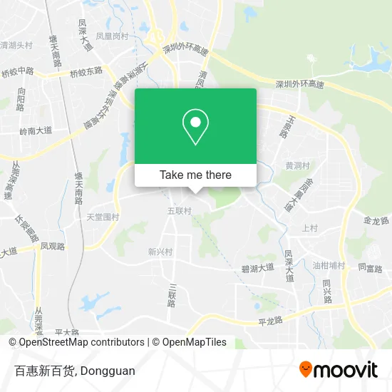 百惠新百货 map