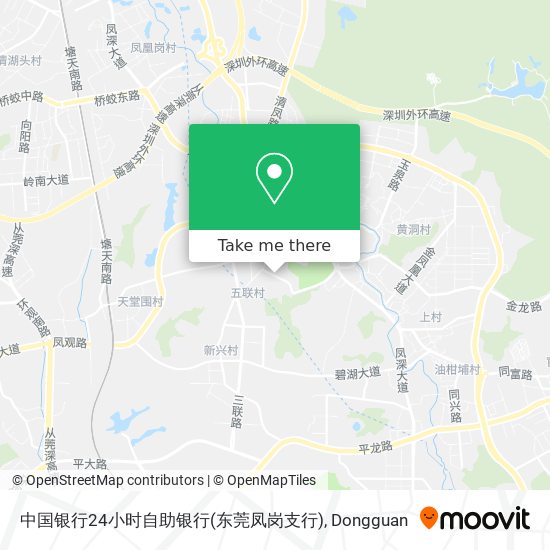 中国银行24小时自助银行(东莞凤岗支行) map