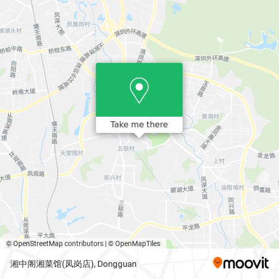 湘中阁湘菜馆(凤岗店) map