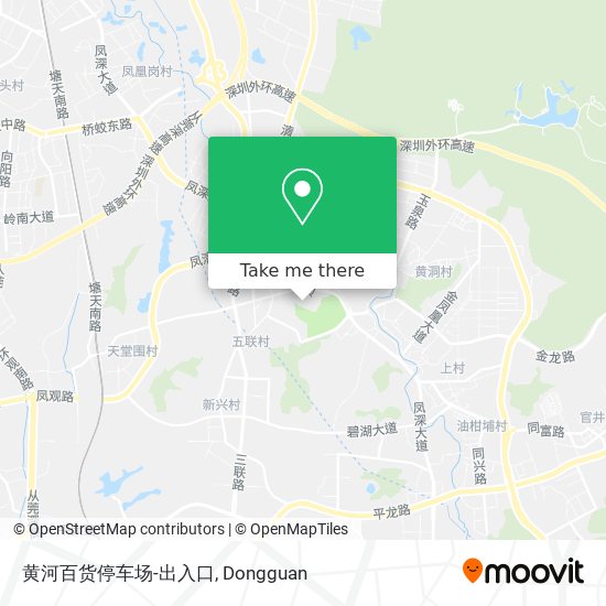 黄河百货停车场-出入口 map