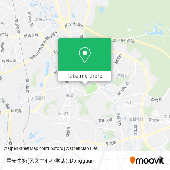 晨光牛奶(风岗中心小学店) map