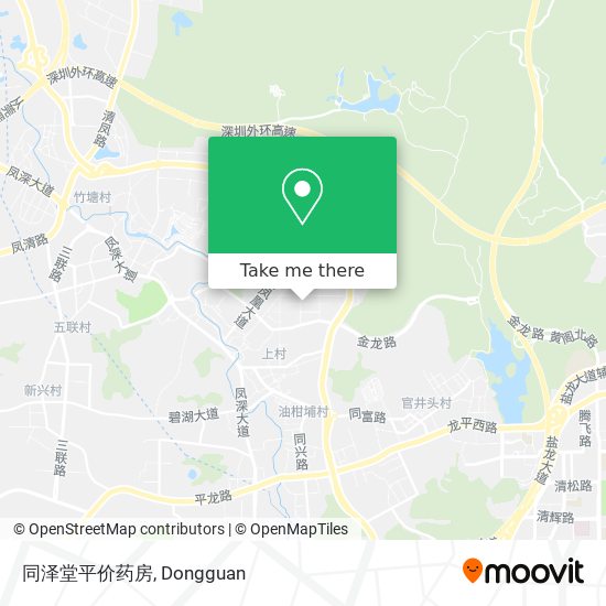 同泽堂平价药房 map