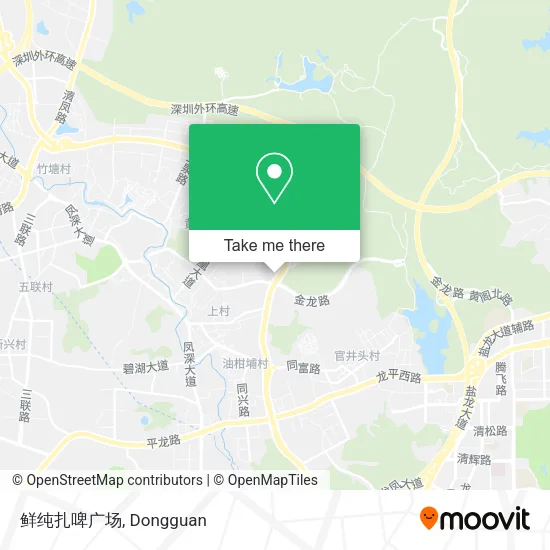 鲜纯扎啤广场 map
