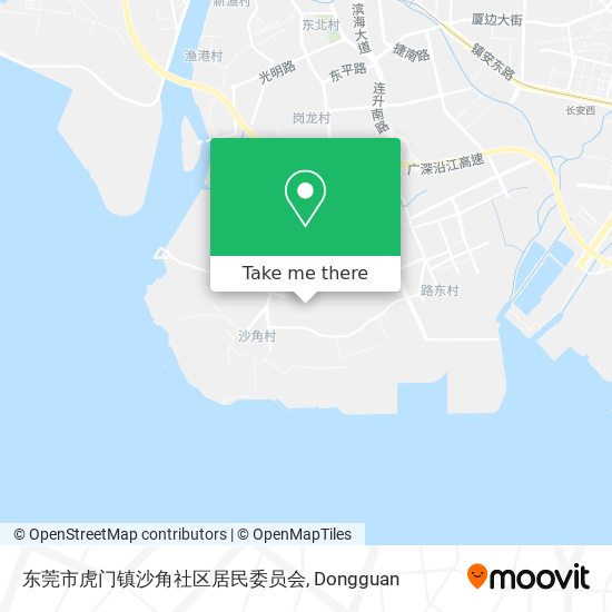 东莞市虎门镇沙角社区居民委员会 map