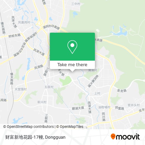 财富新地花园-17幢 map