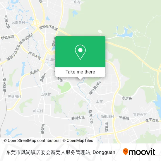 东莞市凤岗镇居委会新莞人服务管理站 map