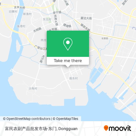 富民农副产品批发市场-东门 map