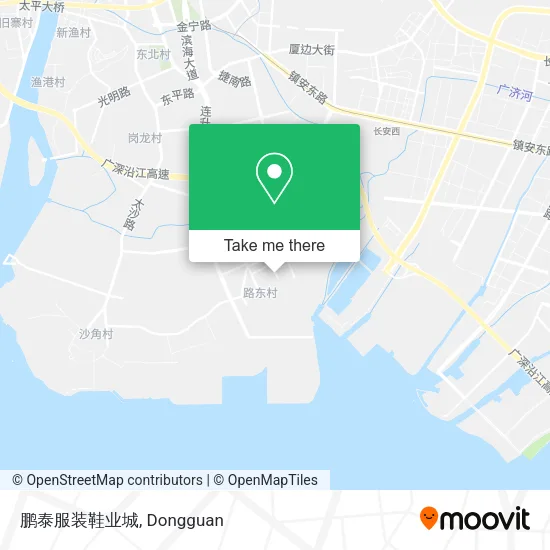 鹏泰服装鞋业城 map