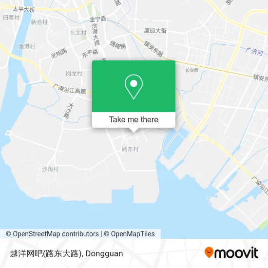 越洋网吧(路东大路) map