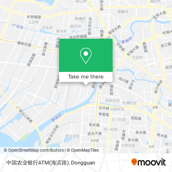 中国农业银行ATM(海滨路) map