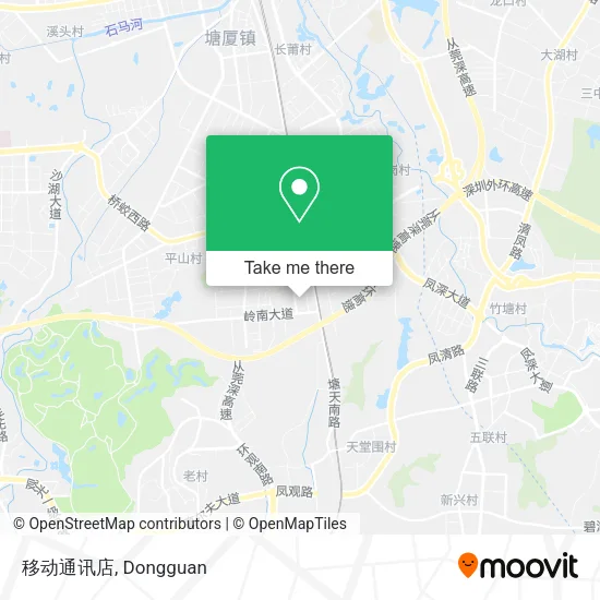 移动通讯店 map