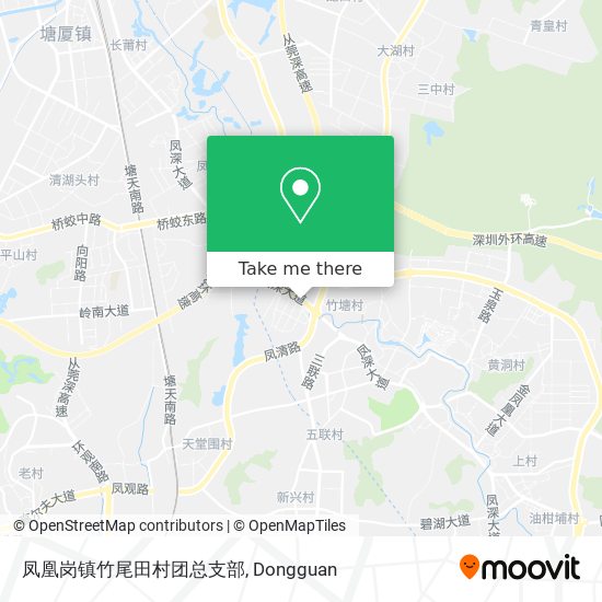 凤凰岗镇竹尾田村团总支部 map