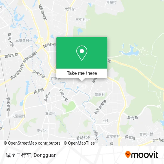 诚至自行车 map