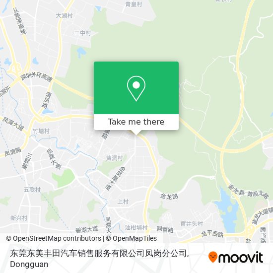 东莞东美丰田汽车销售服务有限公司凤岗分公司 map