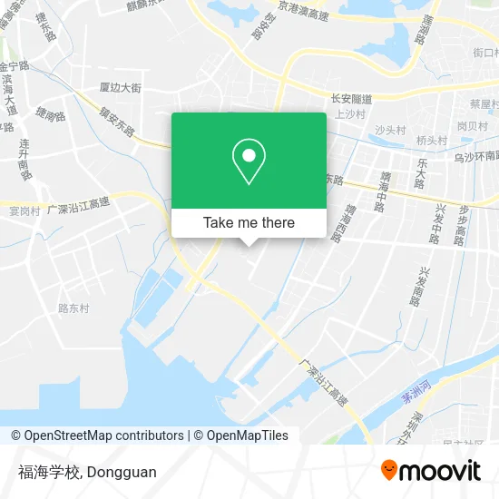 福海学校 map