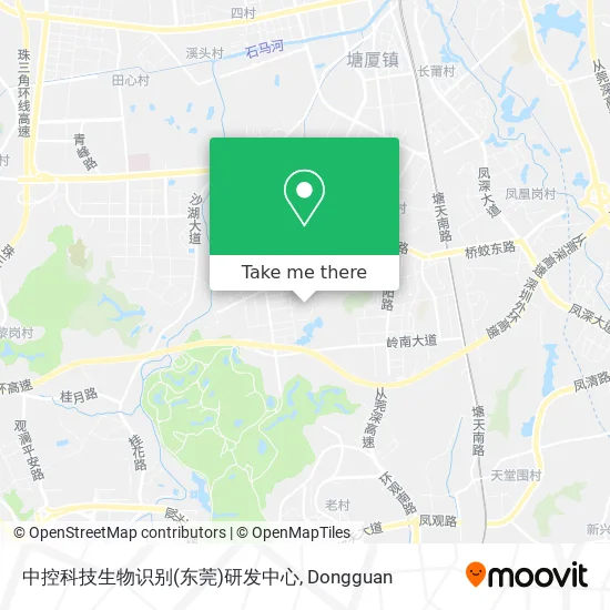 中控科技生物识别(东莞)研发中心 map