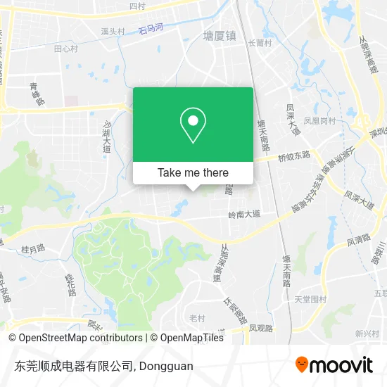 东莞顺成电器有限公司 map