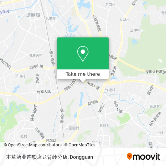本草药业连锁店龙背岭分店 map