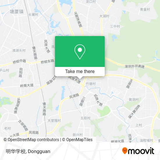明华学校 map