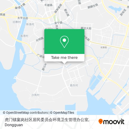 虎门镇宴岗社区居民委员会环境卫生管理办公室 map