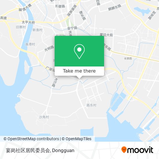 宴岗社区居民委员会 map