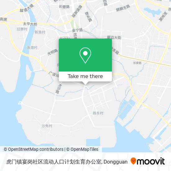 虎门镇宴岗社区流动人口计划生育办公室 map