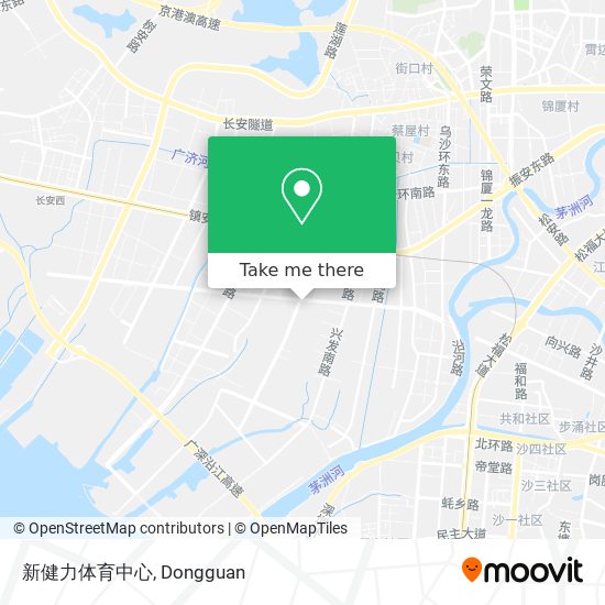 新健力体育中心 map