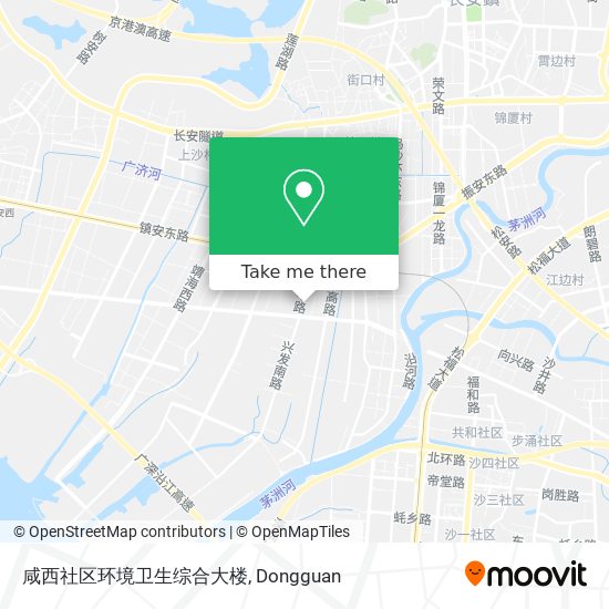 咸西社区环境卫生综合大楼 map