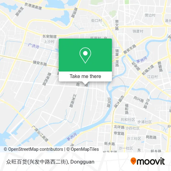 众旺百货(兴发中路西二街) map