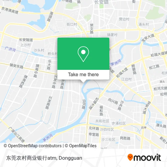 东莞农村商业银行atm map