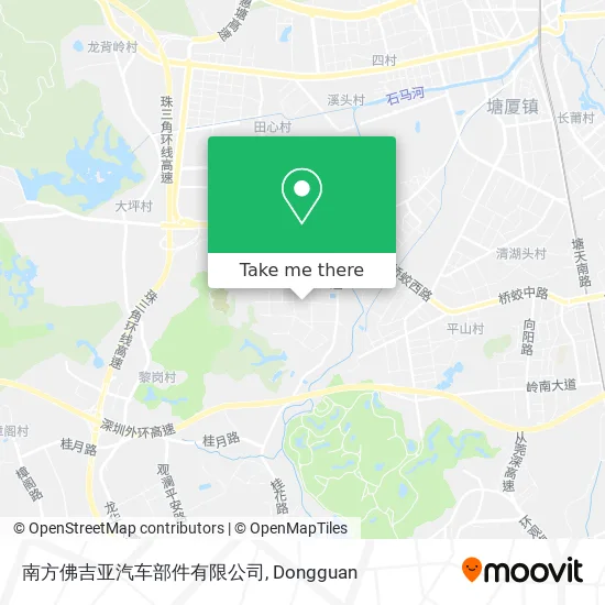 南方佛吉亚汽车部件有限公司 map