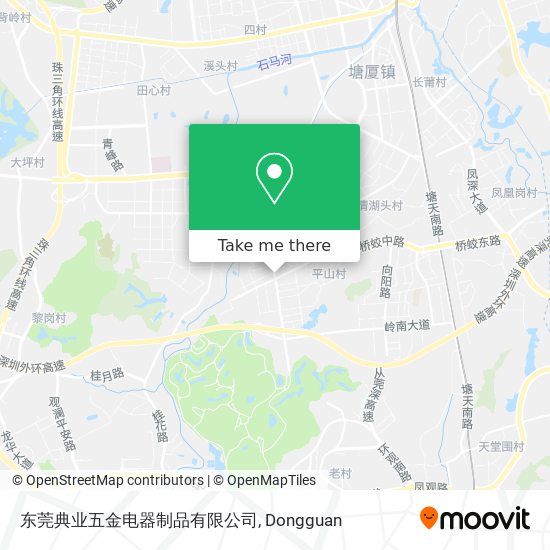 东莞典业五金电器制品有限公司 map