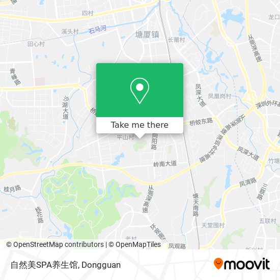 自然美SPA养生馆 map