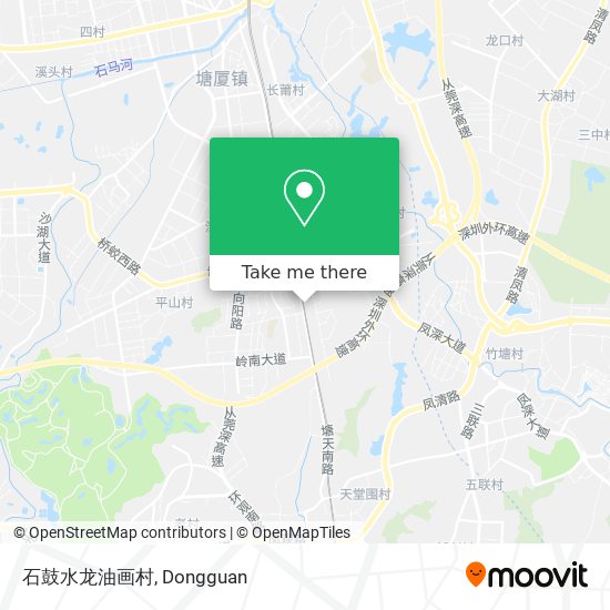 石鼓水龙油画村 map