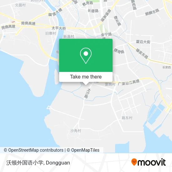 沃顿外国语小学 map