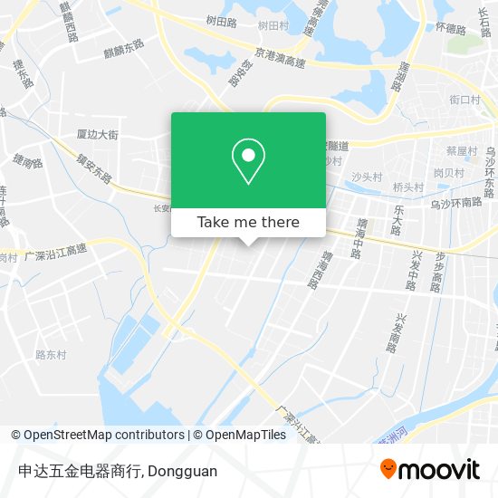 申达五金电器商行 map