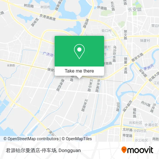 君源铂尔曼酒店-停车场 map