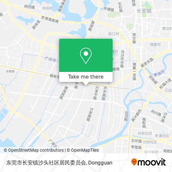 东莞市长安镇沙头社区居民委员会 map