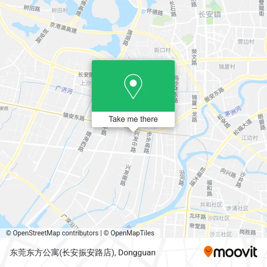 东莞东方公寓(长安振安路店) map