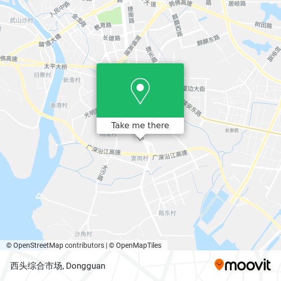 西头综合市场 map