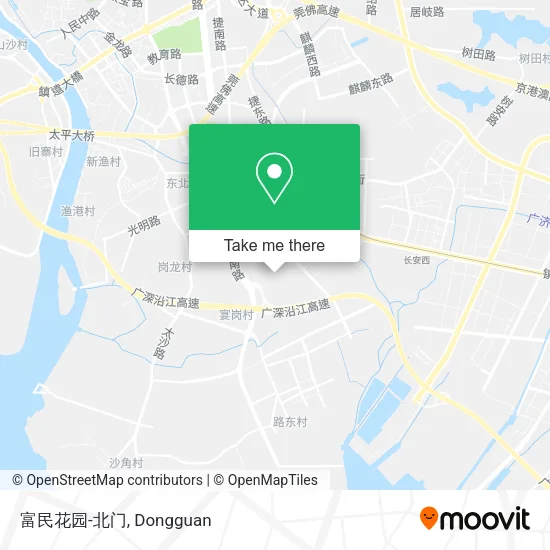 富民花园-北门 map