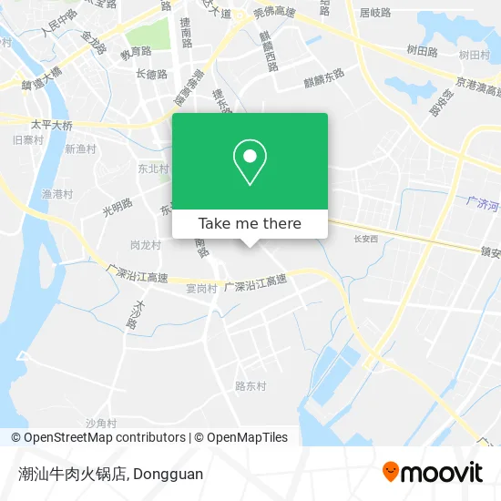 潮汕牛肉火锅店 map