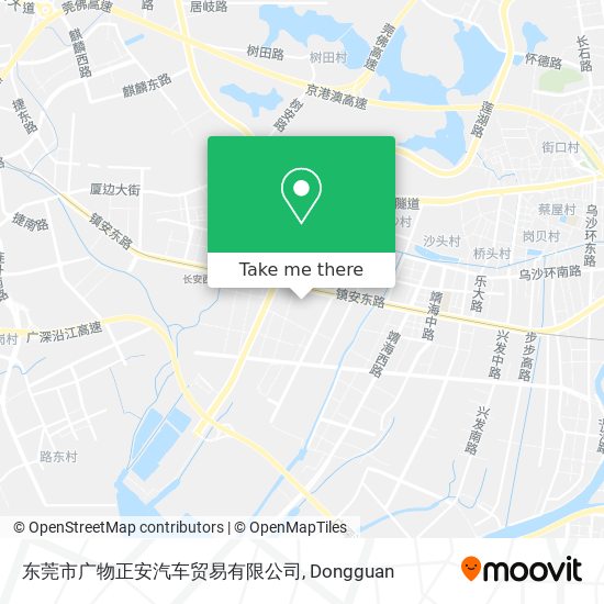 东莞市广物正安汽车贸易有限公司 map