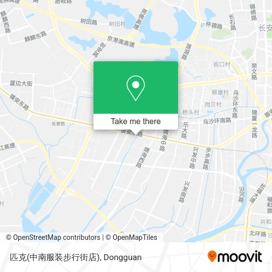匹克(中南服装步行街店) map