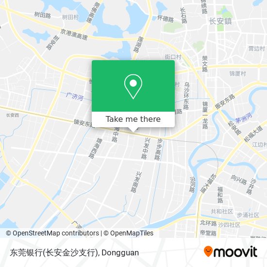 东莞银行(长安金沙支行) map