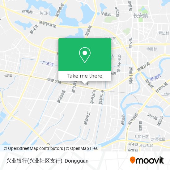 兴业银行(兴业社区支行) map